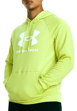 BLUZA MĘSKA Z KAPTUREM UNDER ARMOUR DRESOWA SPORTOWA BAWEŁNA 1379758