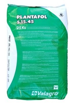 Nawóz PLANTAFOL 5-15-45 25 kg zawartość potasu 45%