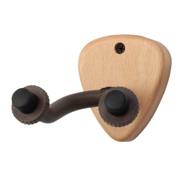 Деревянная настенная вешалка для гитары с винтовой подставкой для гитары