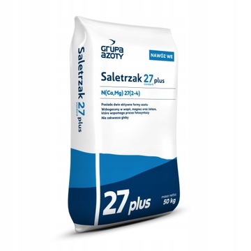 Saletrzak 27, saletrzak granulowany, saletrzak 25kg, TRAWNIK WAPNO MAGNEZ