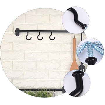 Ввинчивающиеся крючки для чашек. Подстаканник. Тяжелый черный потолок.