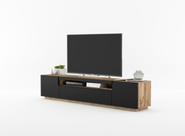 Тумба под телевизор, 200 см, ремесленный дуб