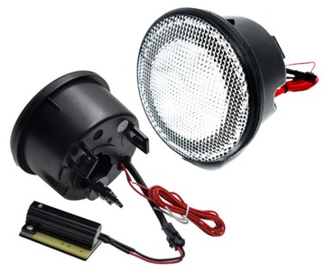 СВЕТОДИОДНЫЕ КОЛЬЦЕВЫЕ ФОНАРИ + ПОВОРОТЫ ДХО JEEP WRANGLER JK YJ 07-18 HALO