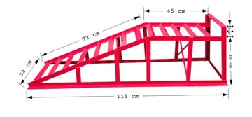 НАБОР 2x ПОДЪЕЗД АВТОМОБИЛЯ ПОДЪЕЗДНАЯ ДОРОЖКА БОЛЬШОЙ ПРОЧНЫЙ СТАЛЬНОЙ ПОДЪЕМНИК 3Т
