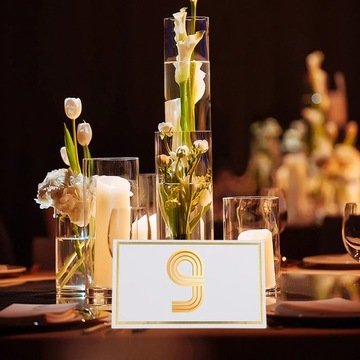 Бумажные свадебные визитки 100 шт.