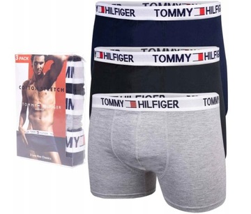 MAJTKI BOKSERKI MĘSKIE TOMMY HILFIGER 3-PACK