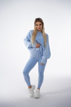 Bluza damska oversize Brandenburg BG ACID błękit M