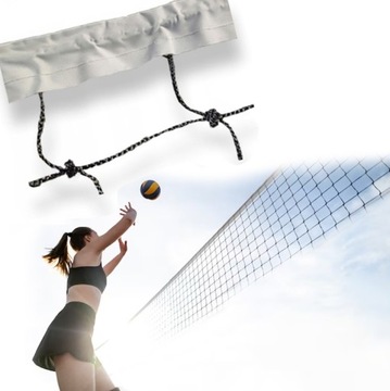 СЕТКА ТЕННИСНАЯ ВОЛЕЙБОЛЬНАЯ ДЛЯ БАДБИНТОНА 9,5 х 1 м с веревкой ПОПУЛЯРНАЯ