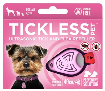 Tickless Pet na KLESZCZE i PCHŁY dla Psów i Kotów