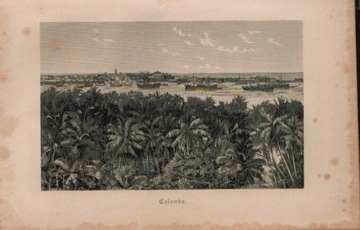 g0003 Colombo . (Ceylon Sri Lanka) Originaly staloryt z okolo 1890