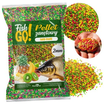 PELLET ZANĘTOWY method feeder ZANĘTA NA RYBY karpie leszcze 2mm