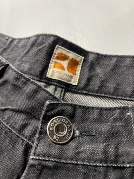 HUGO BOSS Orange czarne Spodnie Jeansy W 36 L 33