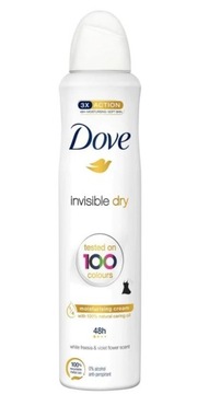 DOVE WOMEN INVISIBLE DRY WHITE FREESIA VIOLET FLOWER 250ml antyperspirant