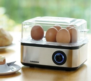 AUTOMATYCZNY JAJOWAR SZYBKIE UGOTOWANIE DO 8 JAJEK