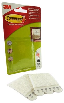 3M COMMAND ДЛЯ ПОДВЕСКИ РАМКИ ДЛЯ КАРТИН, 3 КОМПЛЕКТА, 4 КГ _ 17201 3PK-CEE