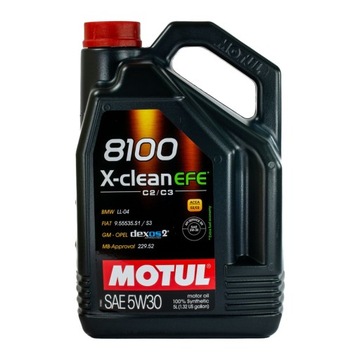 Olej syntetyczny Motul X-clean 5l 5W-30+ZAWIESZKA