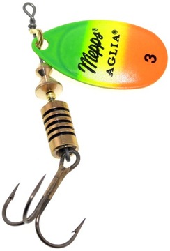 Mepps Aglia Fluo Tiger Spinner Блесна №3 / 6,5 г