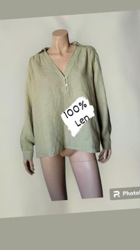 Zara nowa koszula damska 100%Len rozmiar:S
