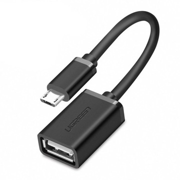 UGREEN US133 Адаптер Micro USB OTG (черный)