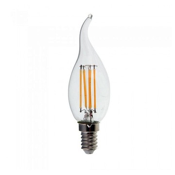 Żarówka LED C35 4W E14 2700K płomyk świeczka