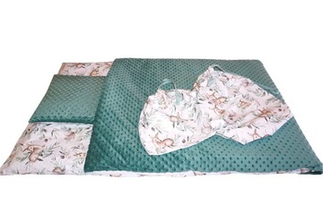 ŚPIWÓR KOŁDERKA POŚCIEL DO PRZEDSZKOLA + WORECZKI