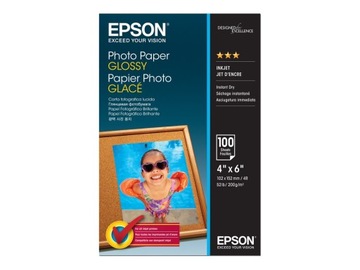 100x Papier fotograficzny Epson foto 10x15 Glossy 200g błyszczący połysk