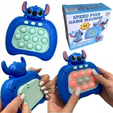 GRA STITCH ZRĘCZNOŚCIOWA POPIT ELEKTRONICZNA ZABAWKA LILO I STICH 999 LEVEL