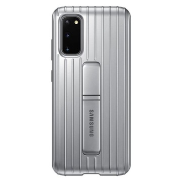 Etui Samsung Protective Standing Srebrny do S20
