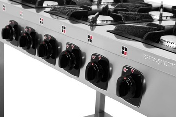 НОВАЯ ГАСТРОНОМИЧЕСКАЯ КУХНЯ 6 ГОРЕЛОК 42кВт