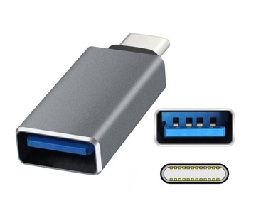 ADAPTER OTG USB-C typ C - USB 3.0 MYSZKA PENDRIVE