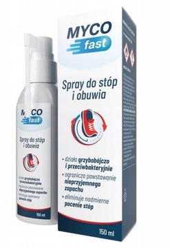 Myco fast Spray do stóp i obuwia grzybobójczy 150