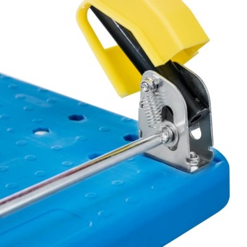 Платформенная складская транспортная тележка 500 кг, складная платформа 129x70