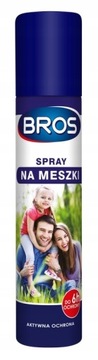 Spray Na Meszki Długotrwale Odstrasza 90ml Bros