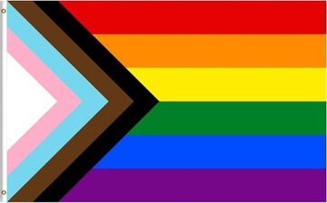 FLAGA RÓWNOŚCI TĘCZA LGBT ROZMIAR 150 CM X 90 CM