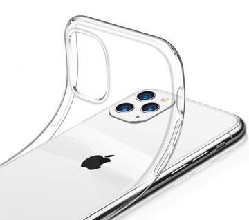 Тонкий ПРОЗРАЧНЫЙ КЕЙС + Стекло для IPHONE 11 PRO