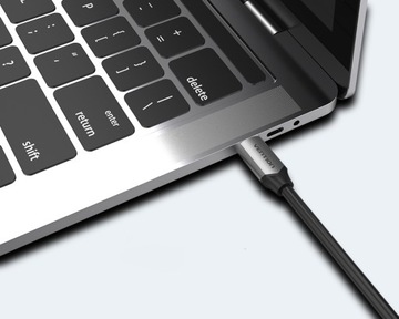 Адаптер VENTION Type-C — HDMI 4K + USB Power 1,5 м