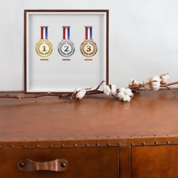 Полка-витрина Рамки для фотографий Витрина для медалей