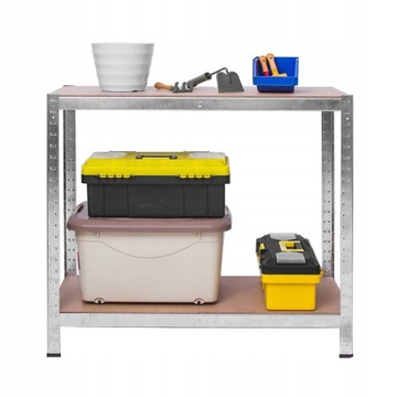 Металлическая складская полка 174 x 80 x 40 см SOLID Garage Складная 700 кг
