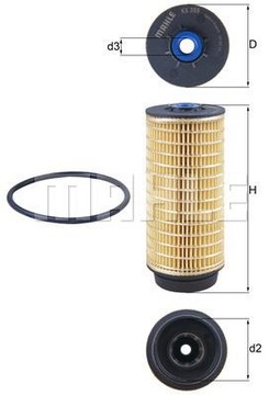 KNECHT KX 399D Filtr paliwa