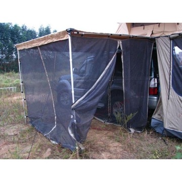 MOSKITIERA DO MONTAŻU Z ZADASZENIEM SZEROKOŚĆ 1,4m x 2,2m (DŁUGOŚĆ OD AUTA)