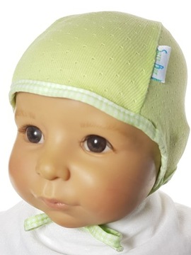 Первая шляпа в жизни ребенка, связанная с новорожденными малышкой Layette 0-3MC 15 Kolor