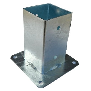 PODSTAWA SŁUPA 80x80mm PRZYKRĘCANA DO BETONU WSPORNIK KOTWA MOCNA