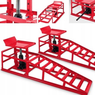КРАСНЫЕ РАМПЫ, ГИДРАВЛИЧЕСКИЕ ЛИФТЫ 2x2000KG 4T