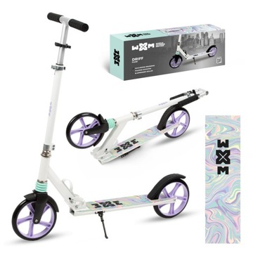 Hulajnoga składana duża amortyzator WXM Driff Fluid koła 200 mm