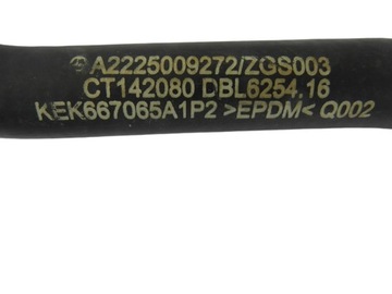 MERCEDES S W217 217 W222 222 TRUBKA PŘÍVOD KLIMATIZACE VODY 2225009272