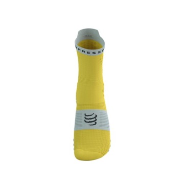 COMPRESSPORT Skarpetki biegowe trailowe PRORACING SOCKS V4 maize/blue T1