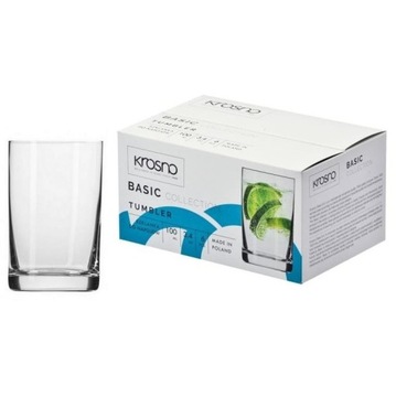 СТАКАН ДЛЯ ПИСЬМО BASIC KROSNO 6ШТ 100МЛ ПРЯМОЙ