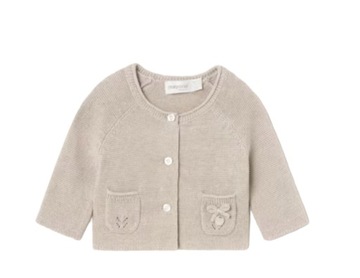 Komplet Mayoral 1359 sweter skarpety beżowy r.62