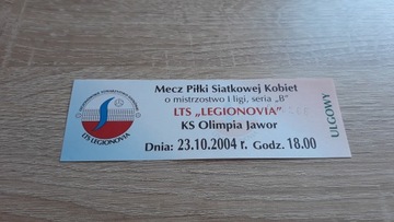 Siatkówka , Legionovia Legionowo - Olimpia Jawor