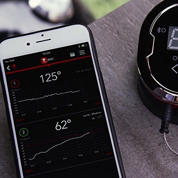 Профессиональный термометр для гриля с Bluetooth